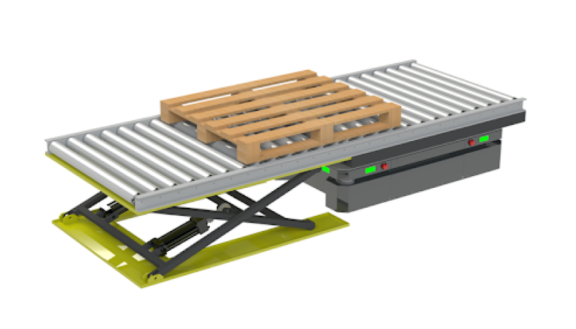 MAG Pallet Conveyor for Warehouses or Manufacturing Plants